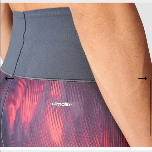 Adidas High-Rise All Over Print Long Tights - Picture 4 of 7